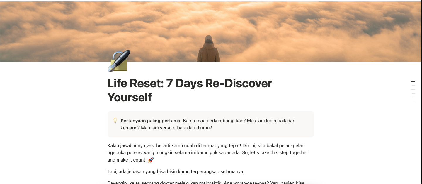 Cover Life Reset